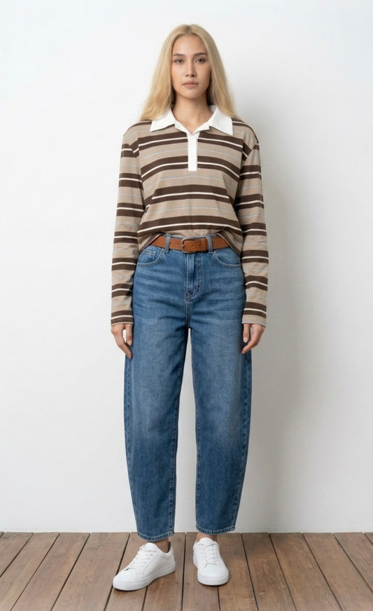Pia Cropped Polo