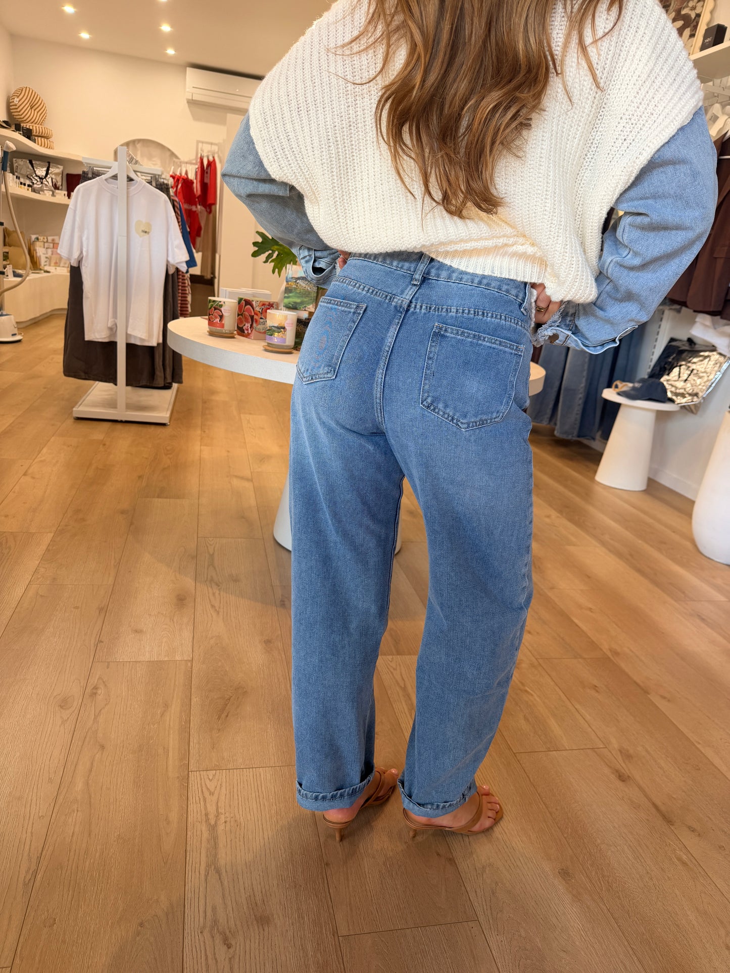 Chloe Barrel Leg Jeans