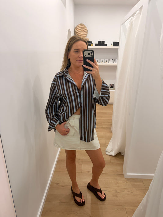 Harlow Waist Wrap Shirt