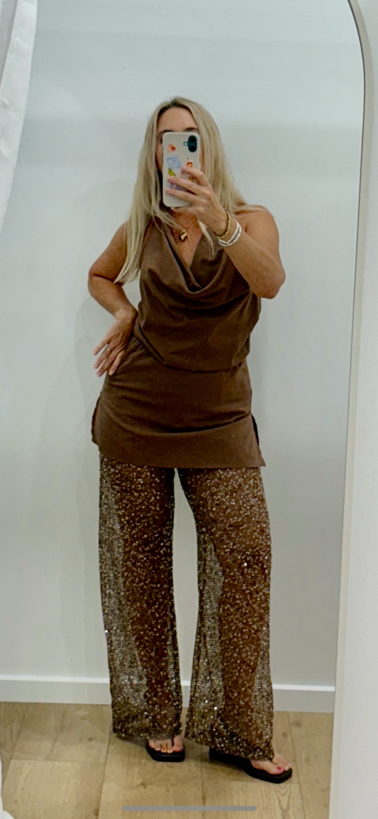 Lala Sequin Pants