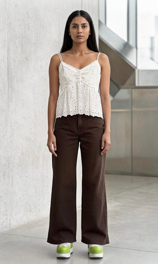 Cassie Jeans - Brown