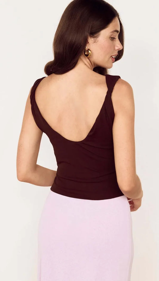 Mink Pink || Aster Mesh Top
