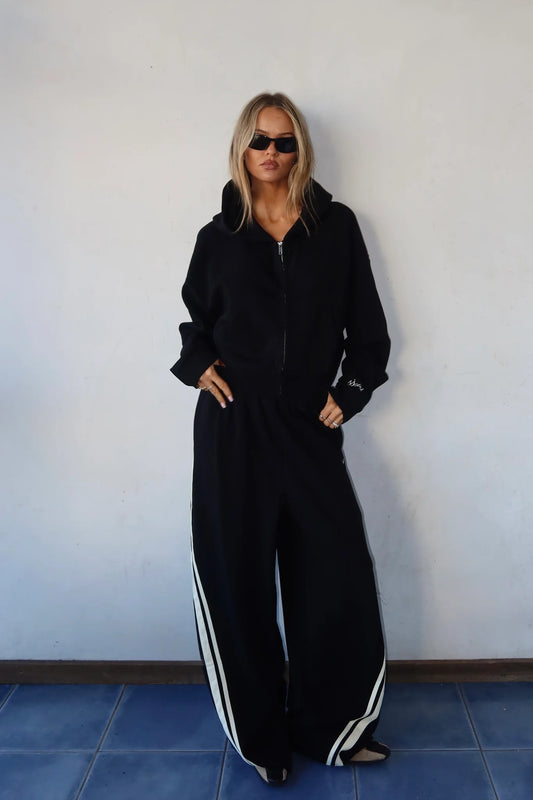 SŚAINT || Barrel Pant - Black + Butter