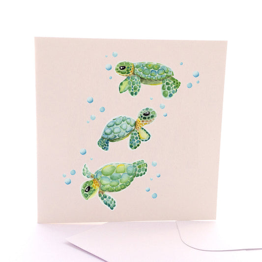 Baby Sea Turtle Card