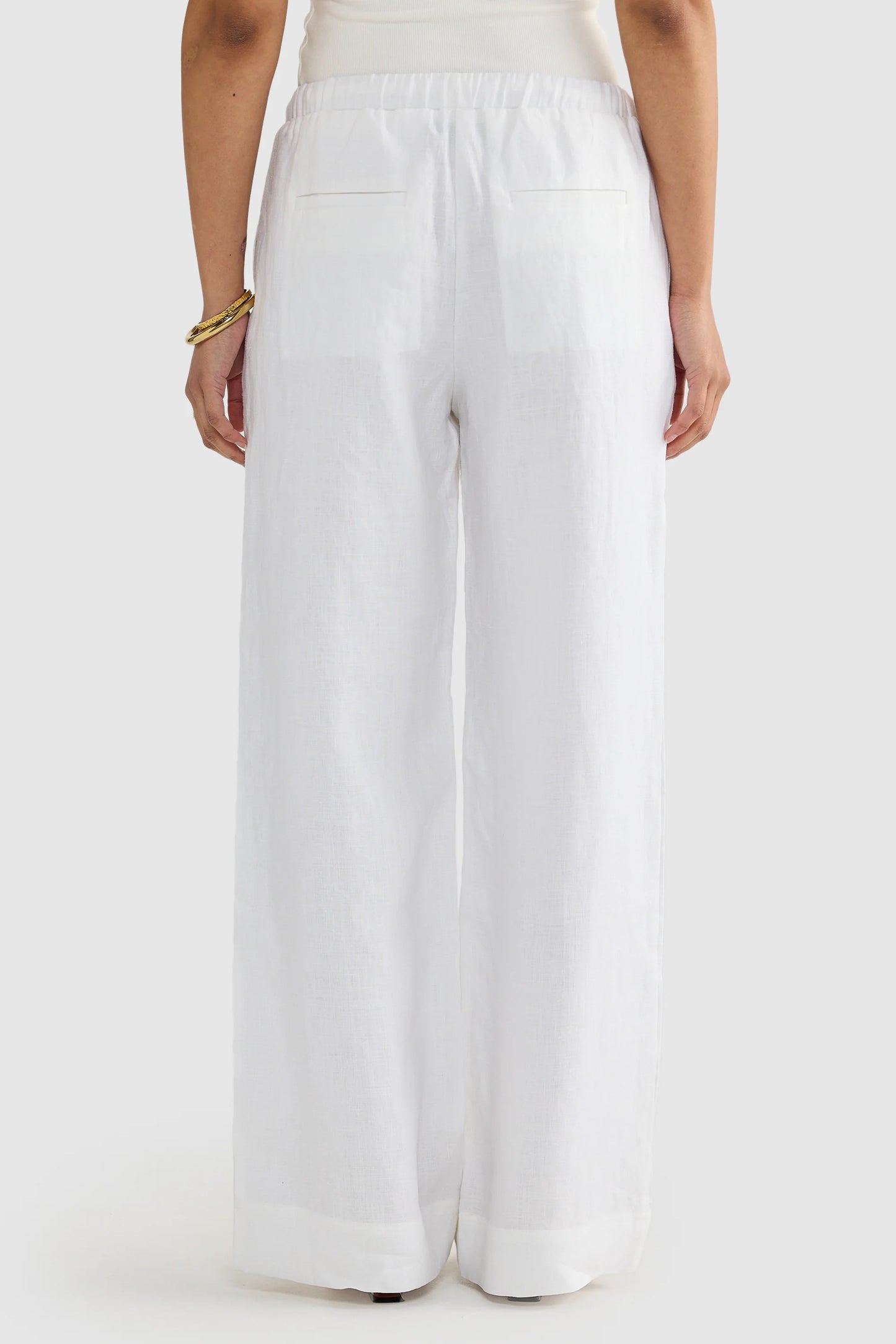 ORTC || Luna Linen Pants - White