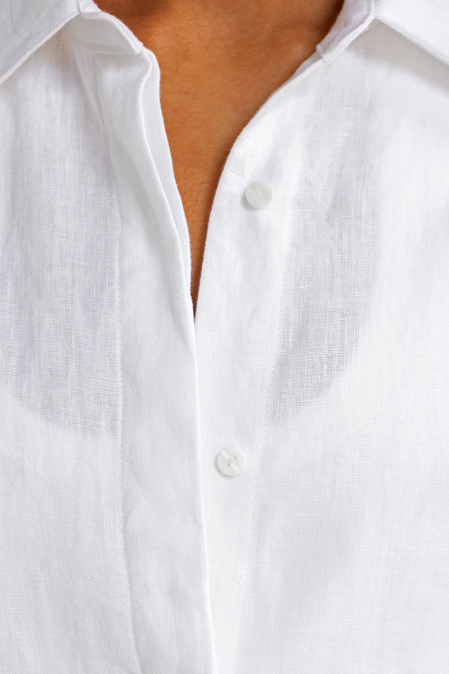 ORTC || Luna Linen Shirt - White