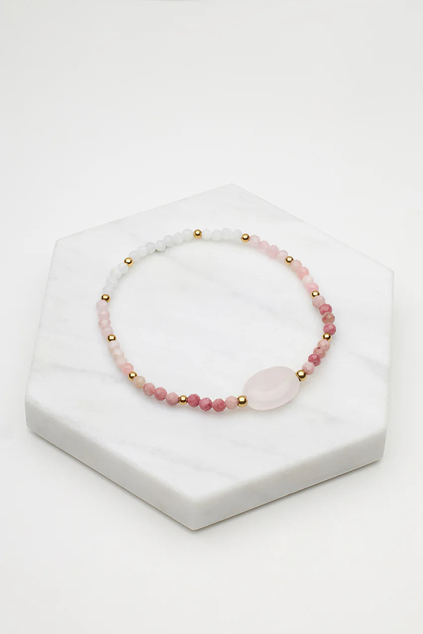 Zafino || Pia Bracelet - Dusky Rose