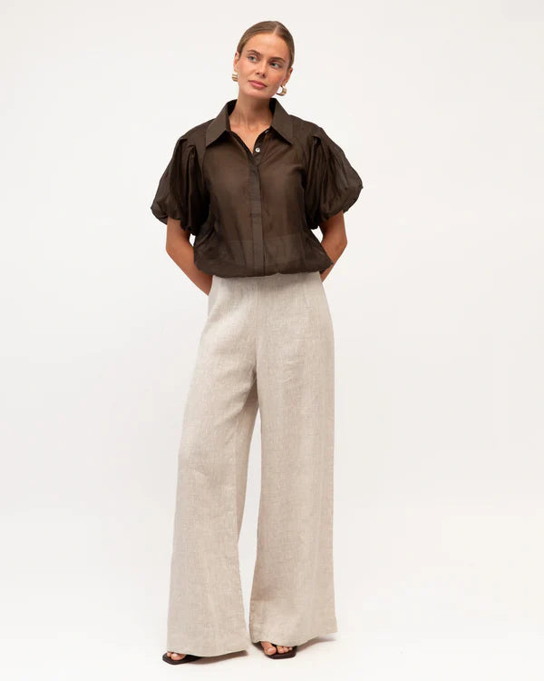 Ramie Buble hem shirt