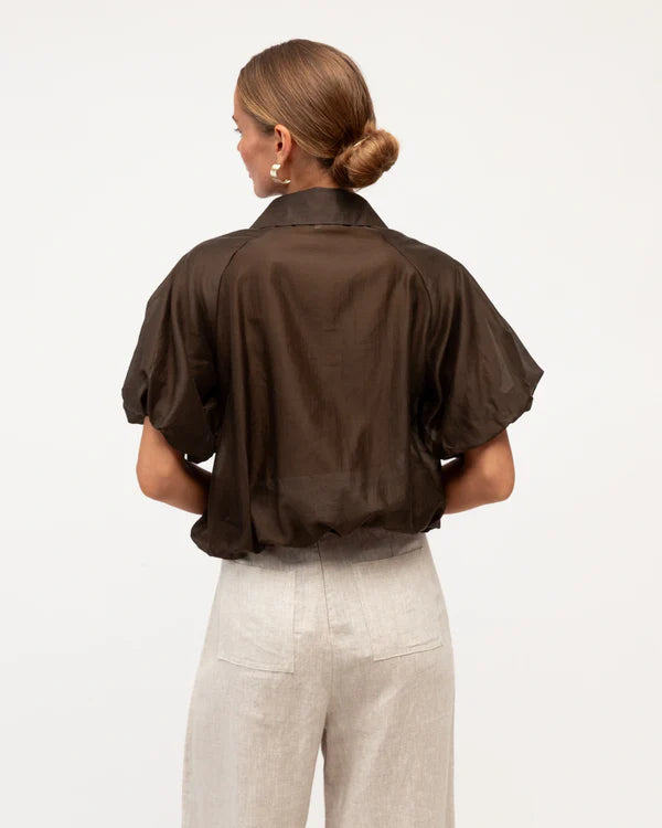 Ramie Buble hem shirt