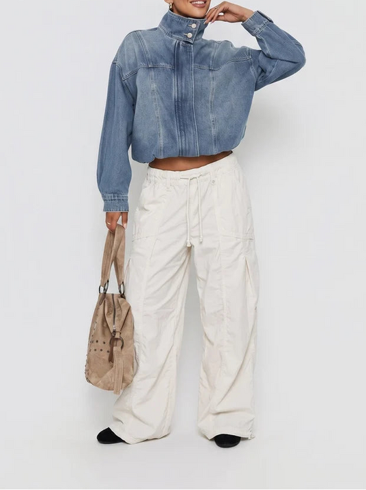 Kalarna Drawstring Pant - White