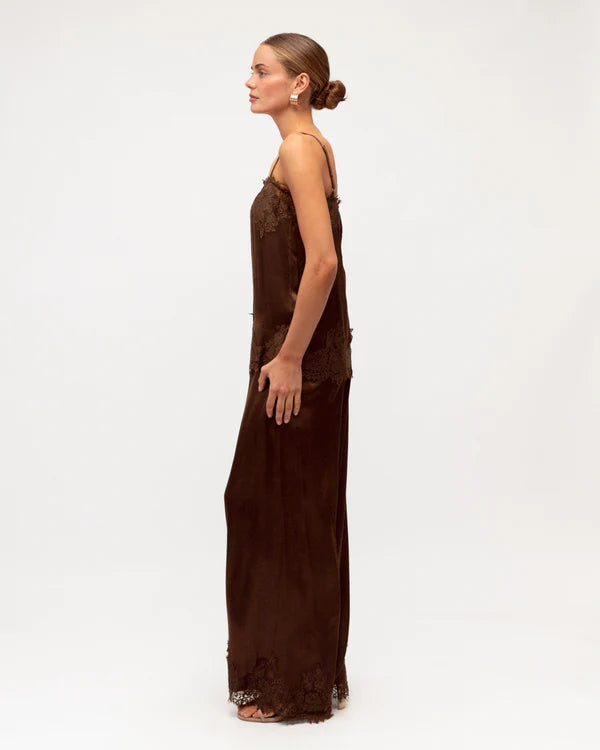 Gabby Lace Hem Pants