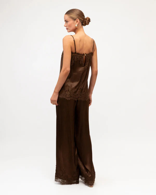 Gabby Lace Hem Pants