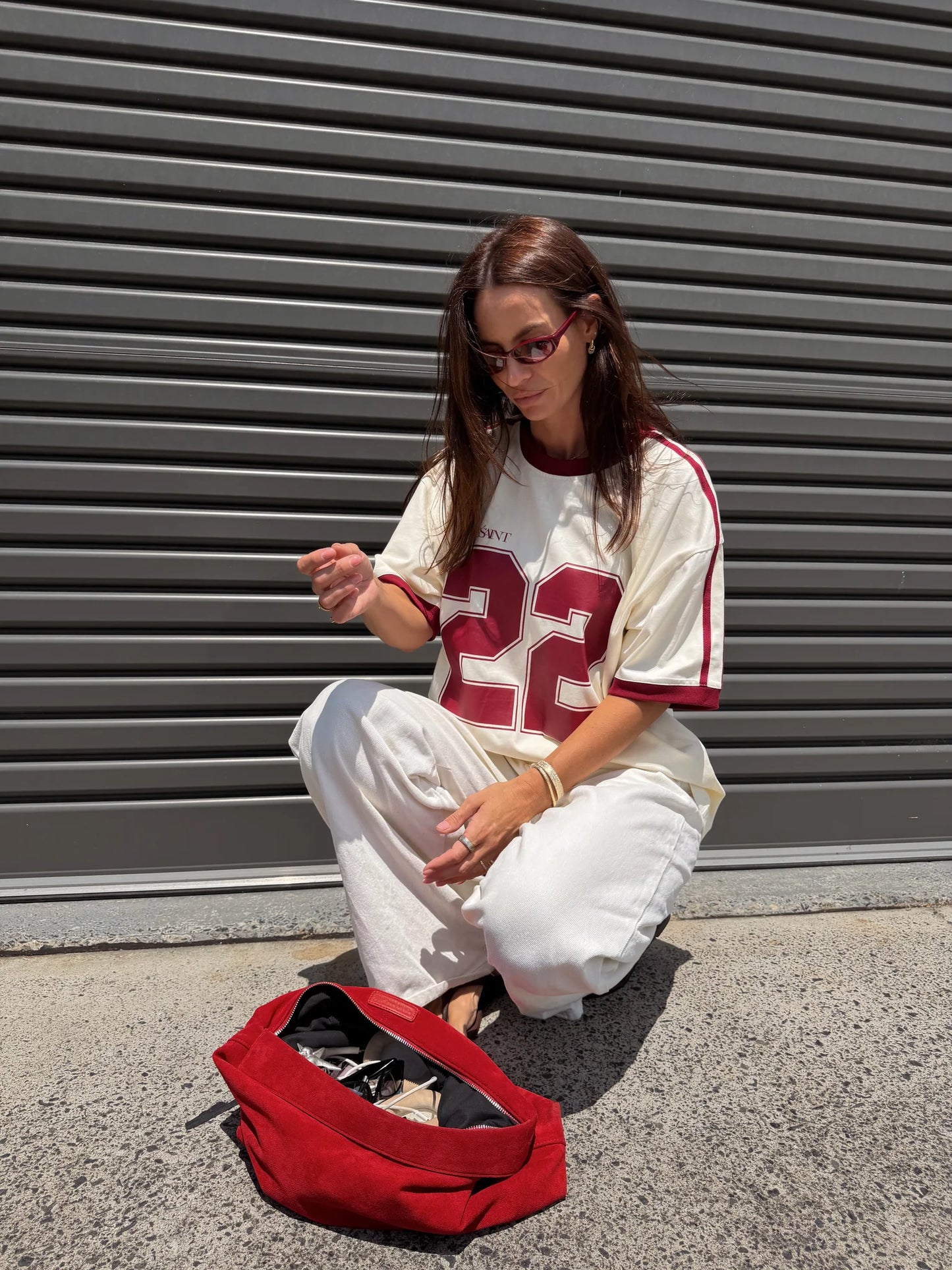 SŚAINT || Twenty Two Tee - Cherry