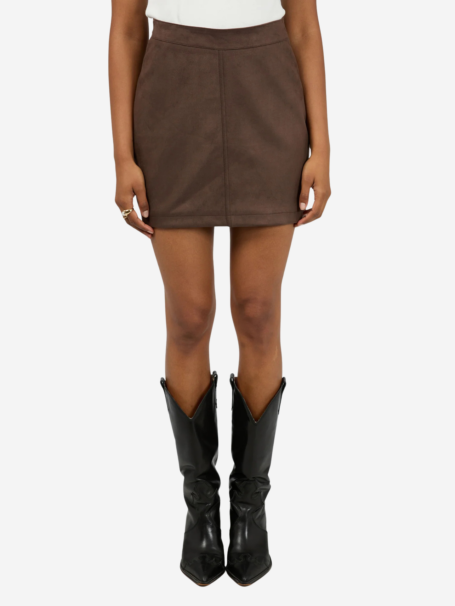 AAE || Dallas Suede Skirt