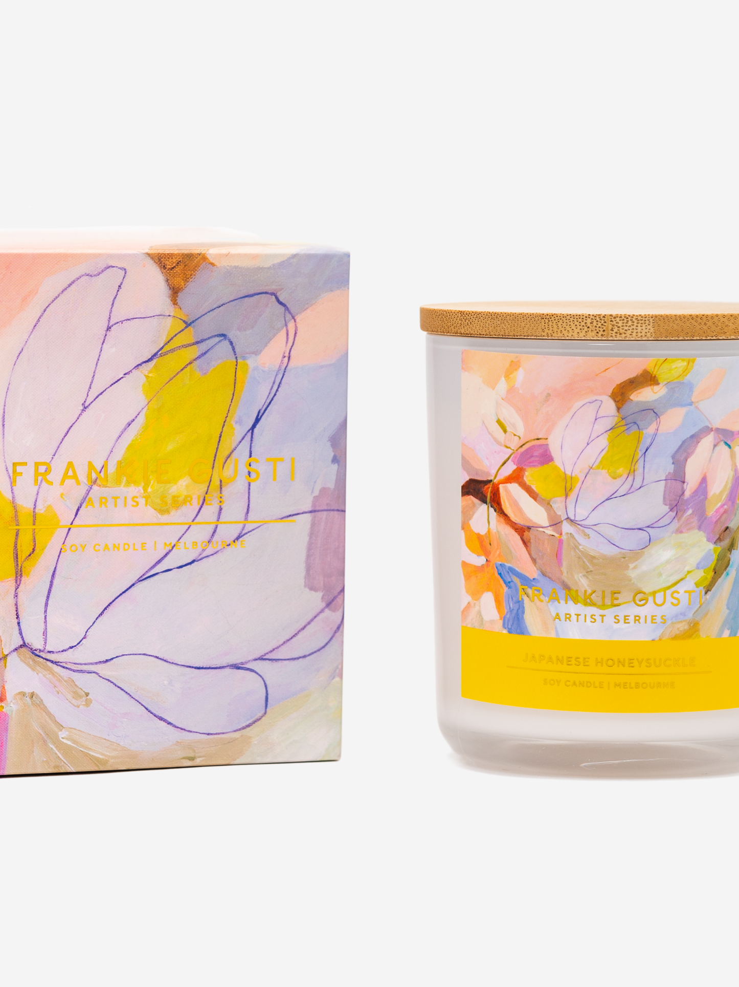 Frankie Gusti Candle || Japanese Honeysuckle - Jade Fisher