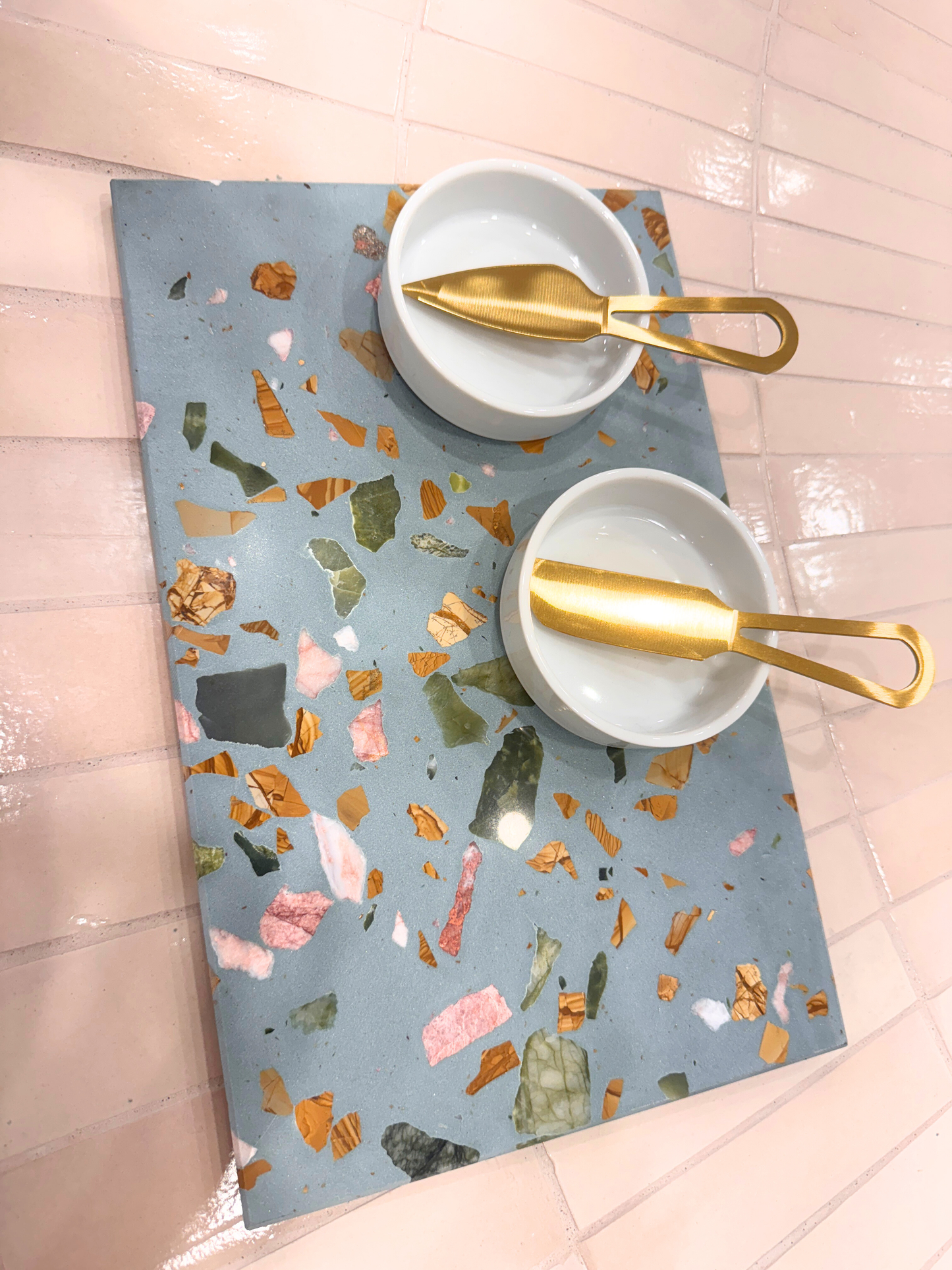 Jewell 5 pc Terrazzo/Ceramic Set