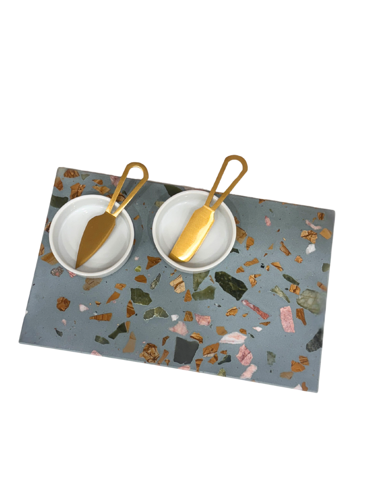 Jewell 5 pc Terrazzo/Ceramic Set