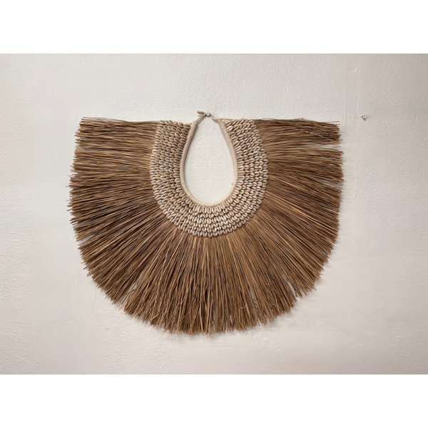 Shell + Straw Wall Hanging