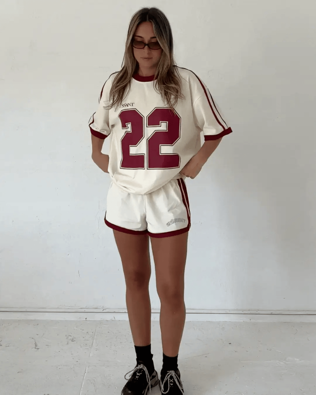 SŚAINT || Twenty Two Tee - Cherry