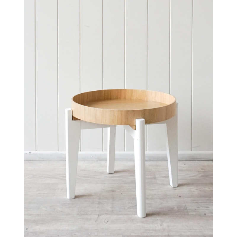 Rosalyn Natural and White Table