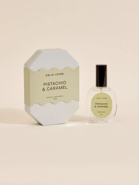 Celia Loves || Pistachio + Caramel Room Spray 50ml