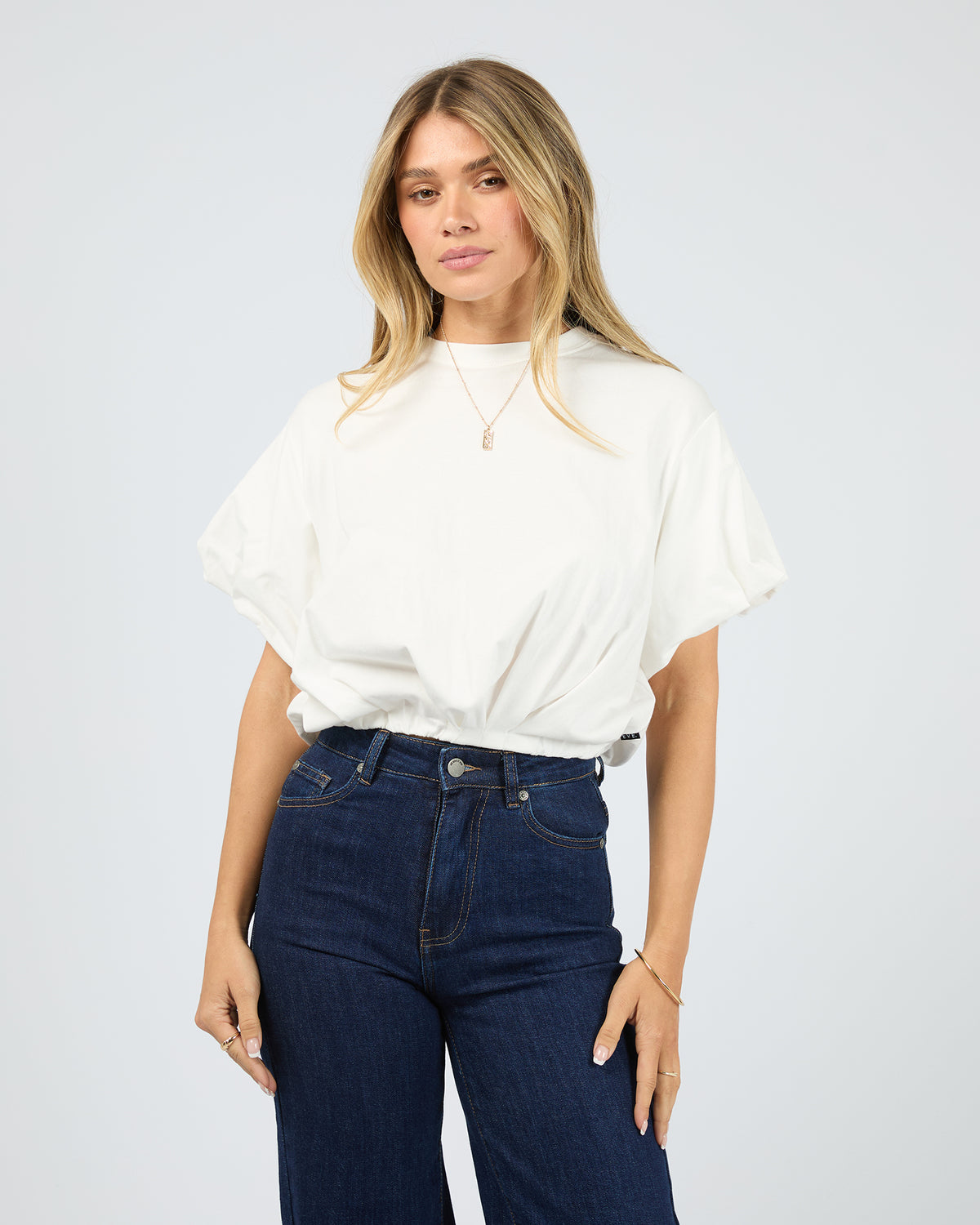 Icon Bubble Tee - Vintage White