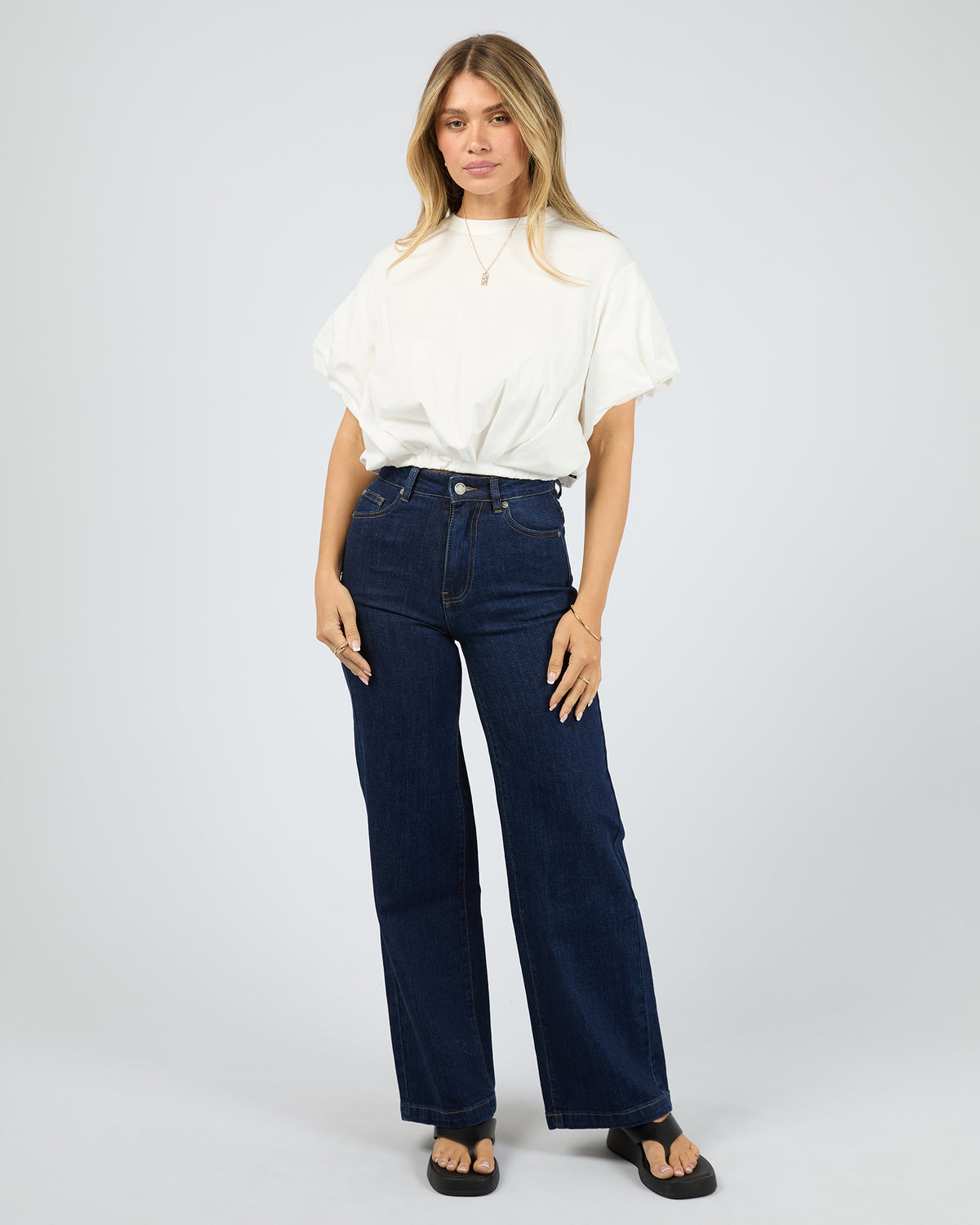 Icon Bubble Tee - Vintage White