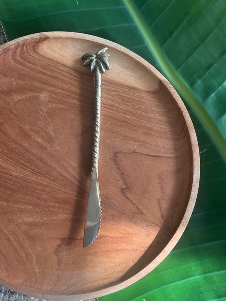 Brass Palm Cheese Knife