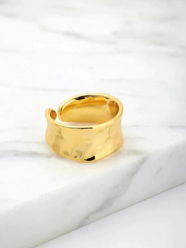 Bianca Adjustable Ring- Gold