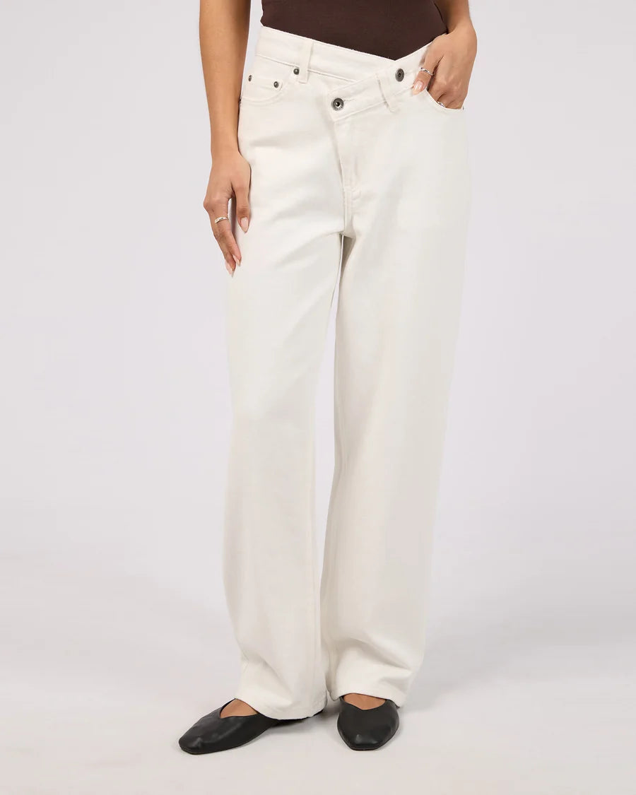 Darcy Wrap around Jeans - White