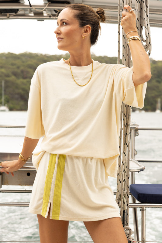 Luna Lane || Mason Tee - Cream