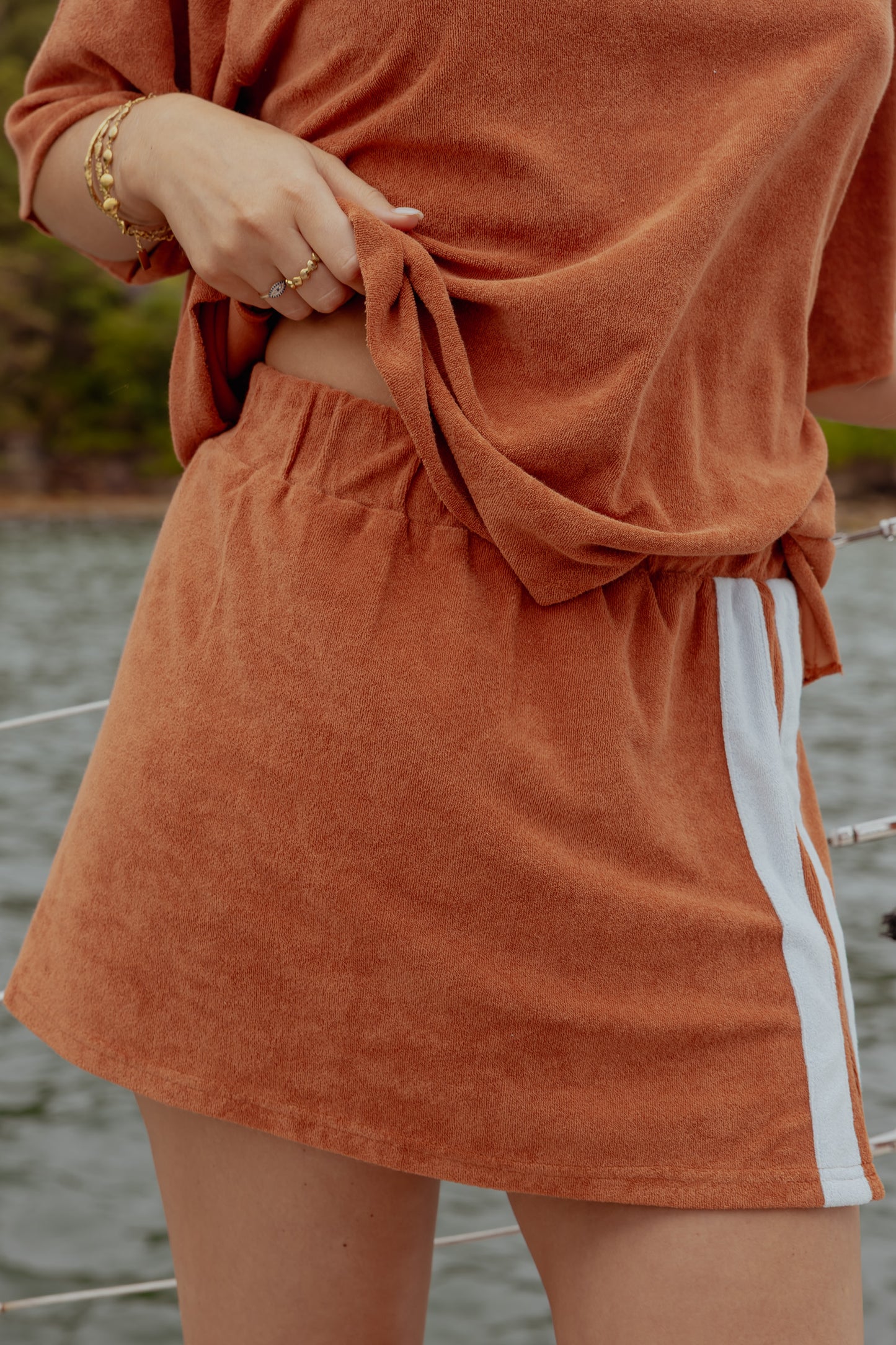 Luna Lane || Maya Skirt - Rust