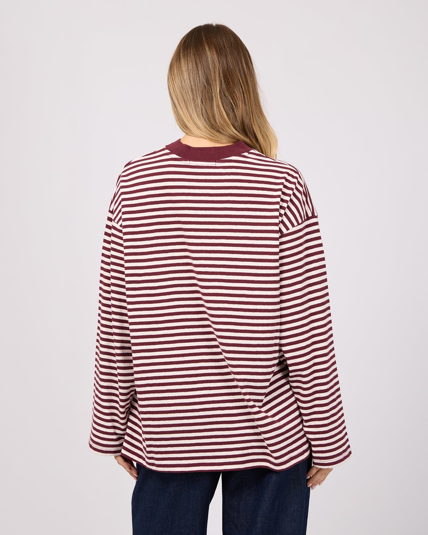 AAE || Paloma L/S Striped Tee - Port