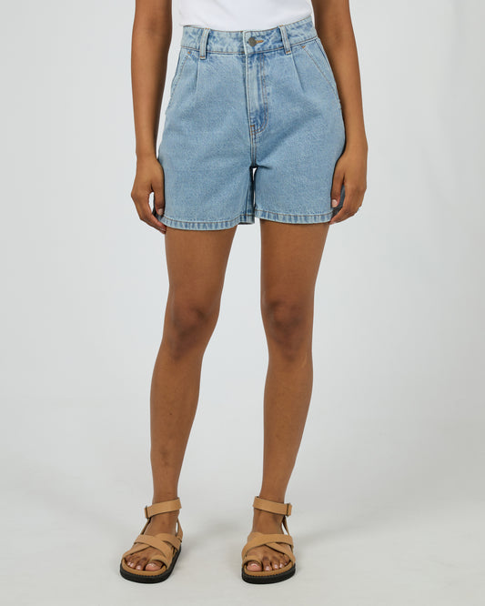 AAE || Stevie Denim Shorts - Light Blue