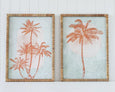 Blue Skies Palm Print
